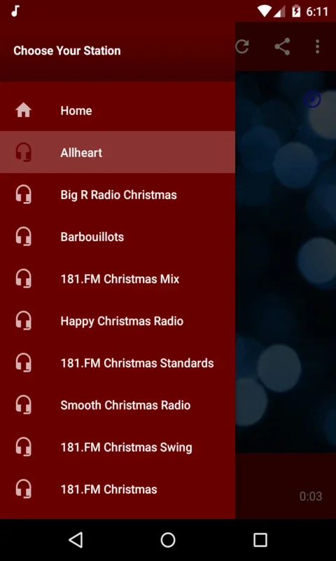 Christmas Music Forever for Android - Enjoy Festive Tunes