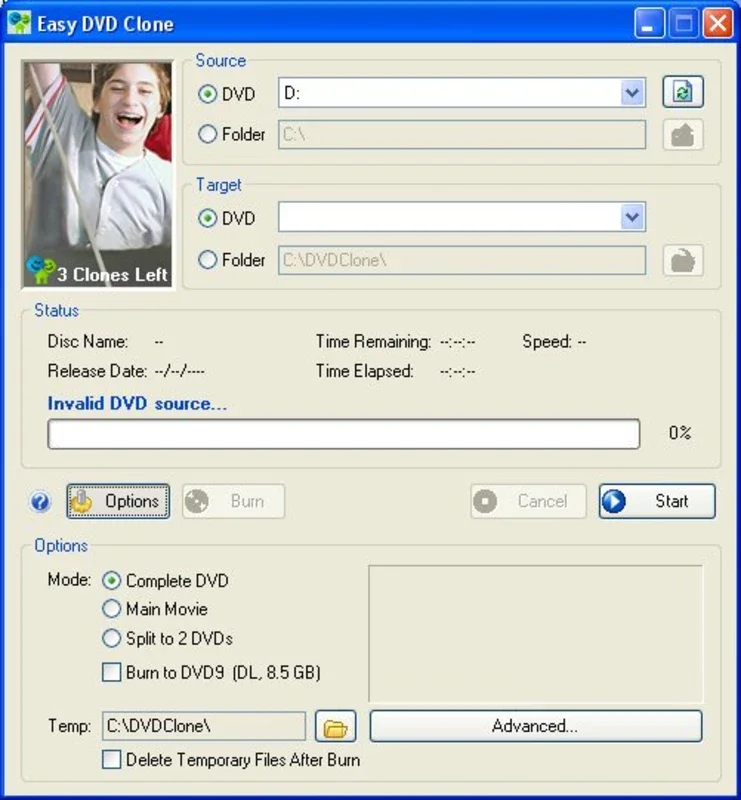 Easy DVD Clone for Windows - Effortless DVD Cloning