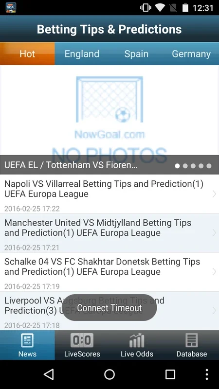 Livescore Odds for Android: Stay Updated on Soccer and Basketball