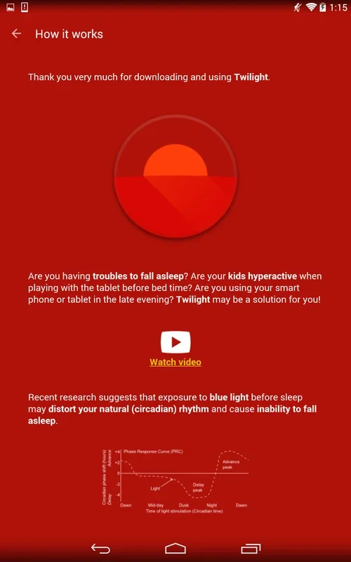 Twilight: Enhance Your Sleep on Android