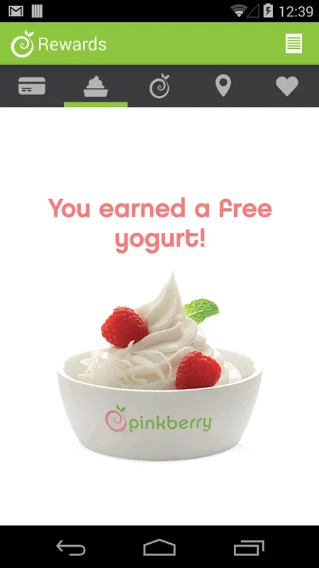 Pinkberry for Android: Rewards and Convenience