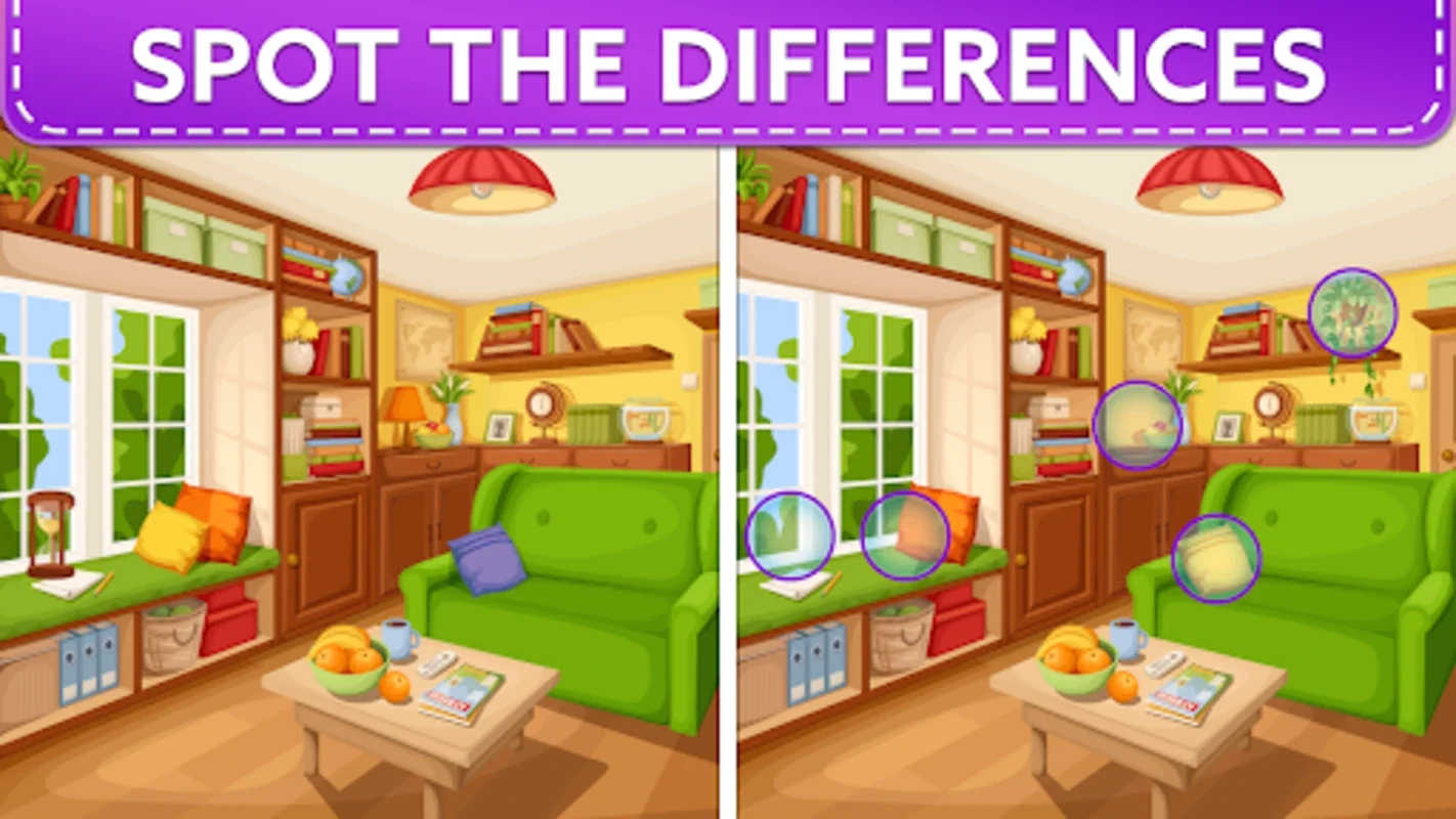 Spot 5 Differences for Android - No Downloading Required