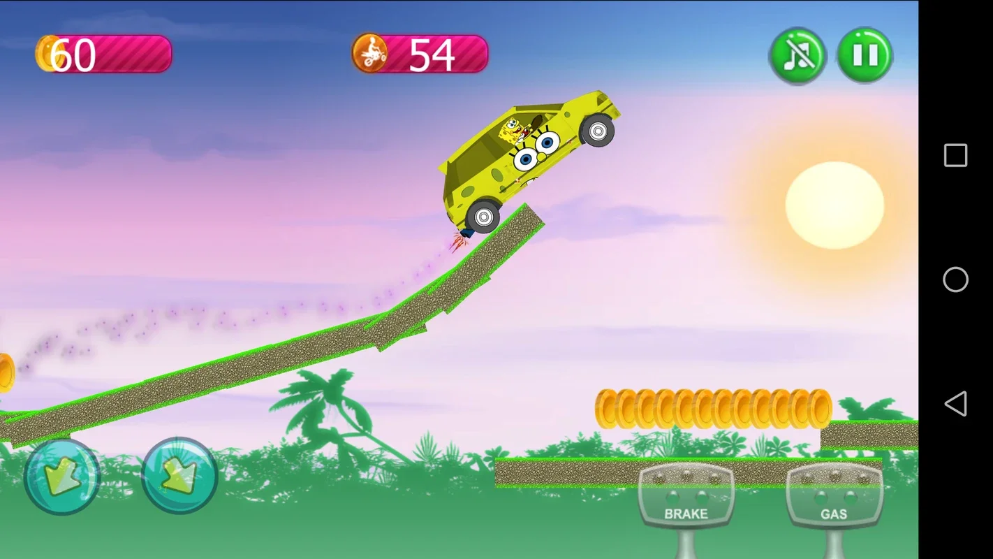 Sponge Bob Car Drive for Android - Endless Driving Fun