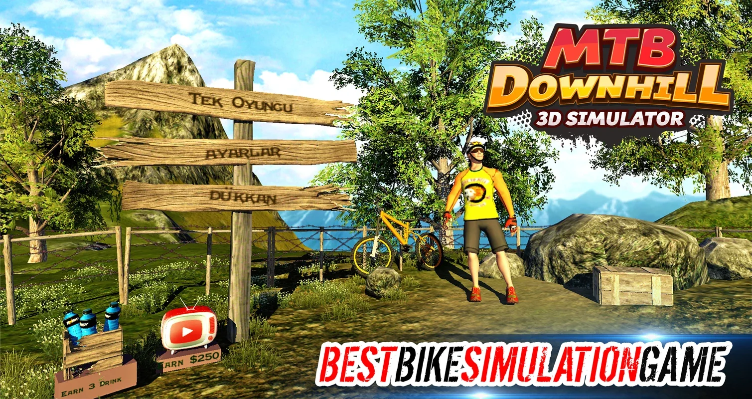 MTB Downhill for Android - Thrilling MTB Simulation