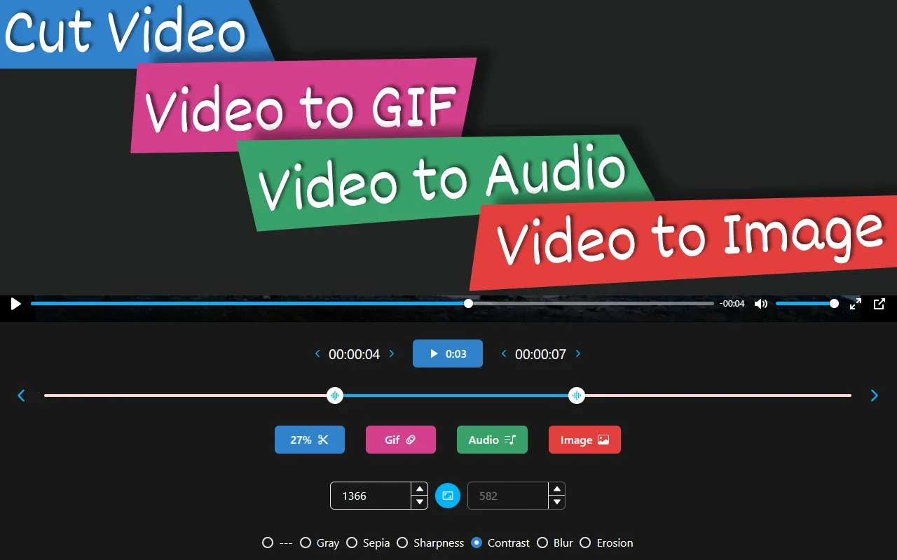 Video to GIF, MP4, MP3 for Windows - Effortless Media Conversion