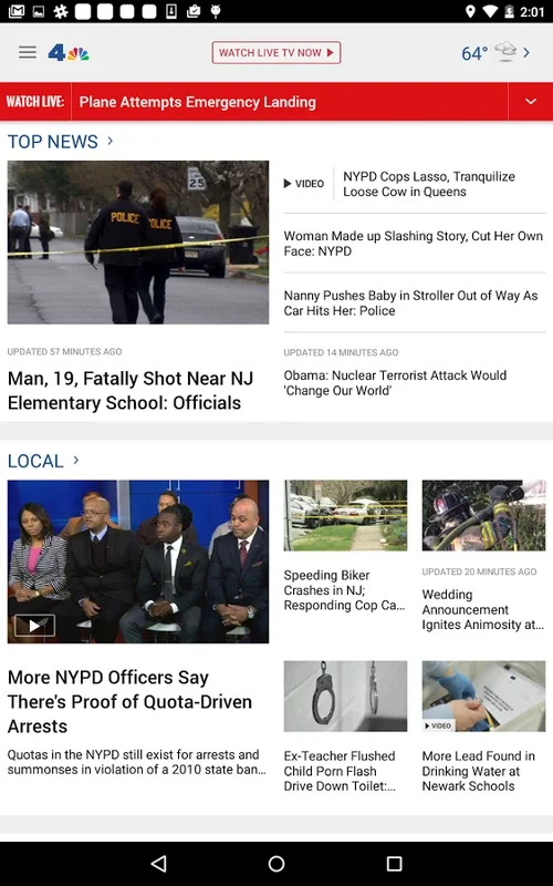 NBC 4 NY for Android - Stay Informed with Local News and Weather