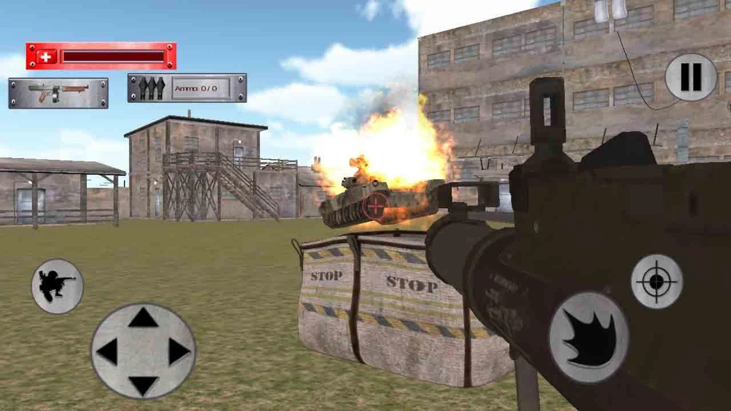 War in Enemy Base Camp for Android - Intense Combat Experience