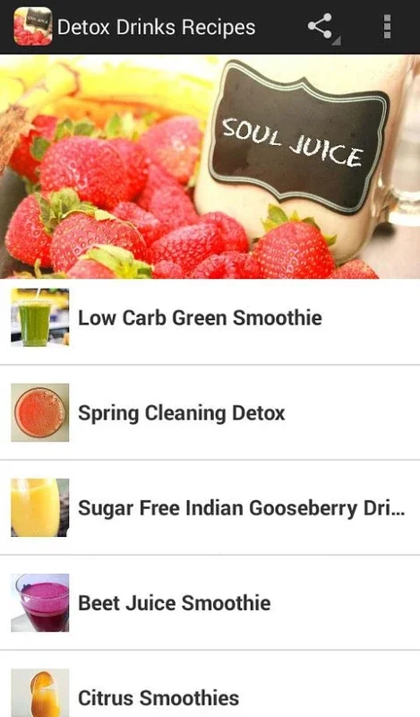 Detox Drinks Recipes for Android: Boost Your Health