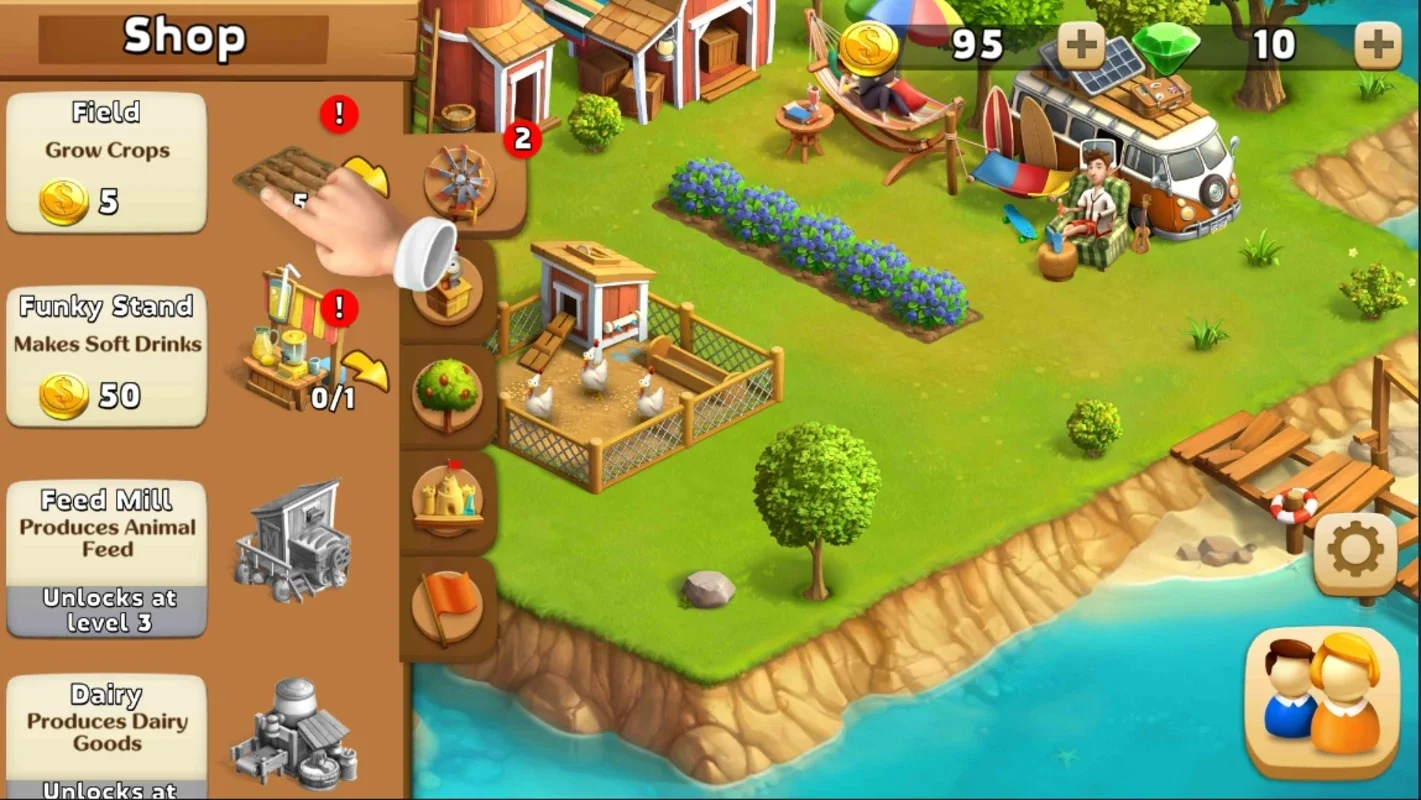 Funky Bay - Farm & Adventure Game for Android