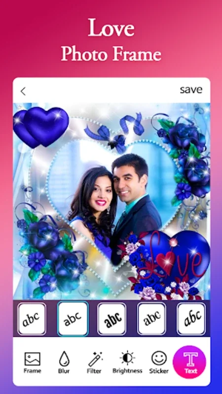 Love photo frame for Android - Download the APK from AppHuts