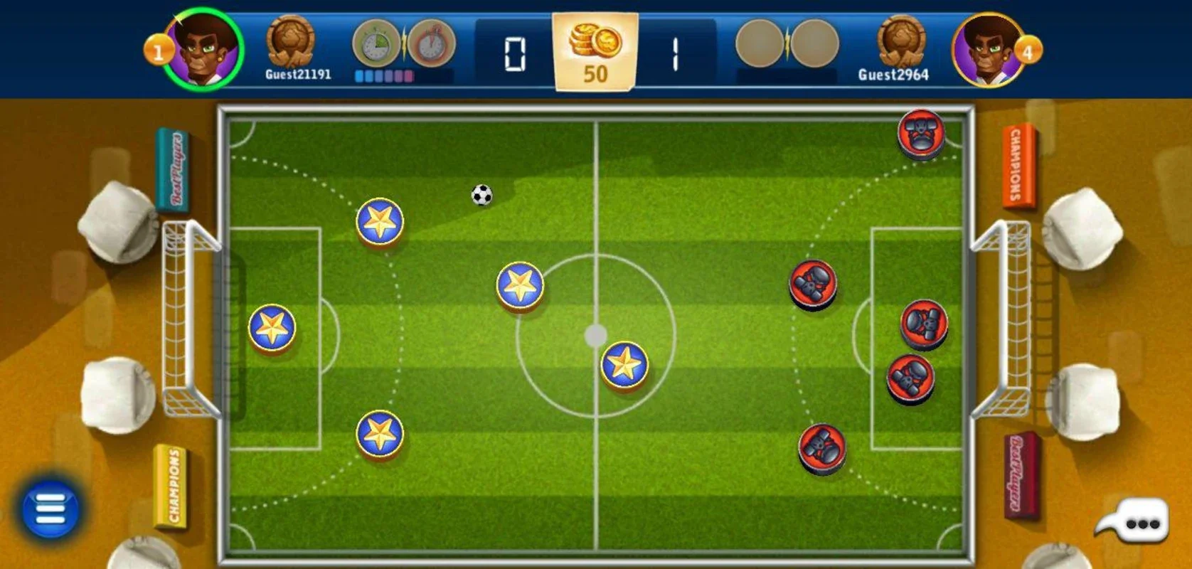 Fans Of Soccer for Android - Engaging Bottle Cap Soccer