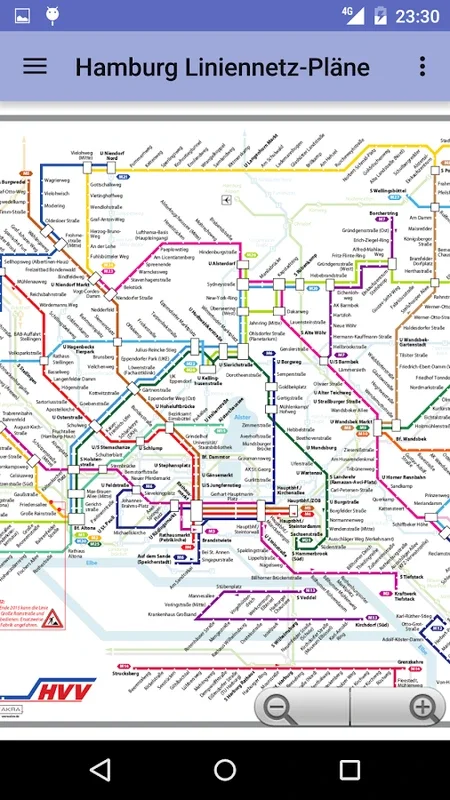 Hamburg Transit Maps for Android - Seamless Navigation