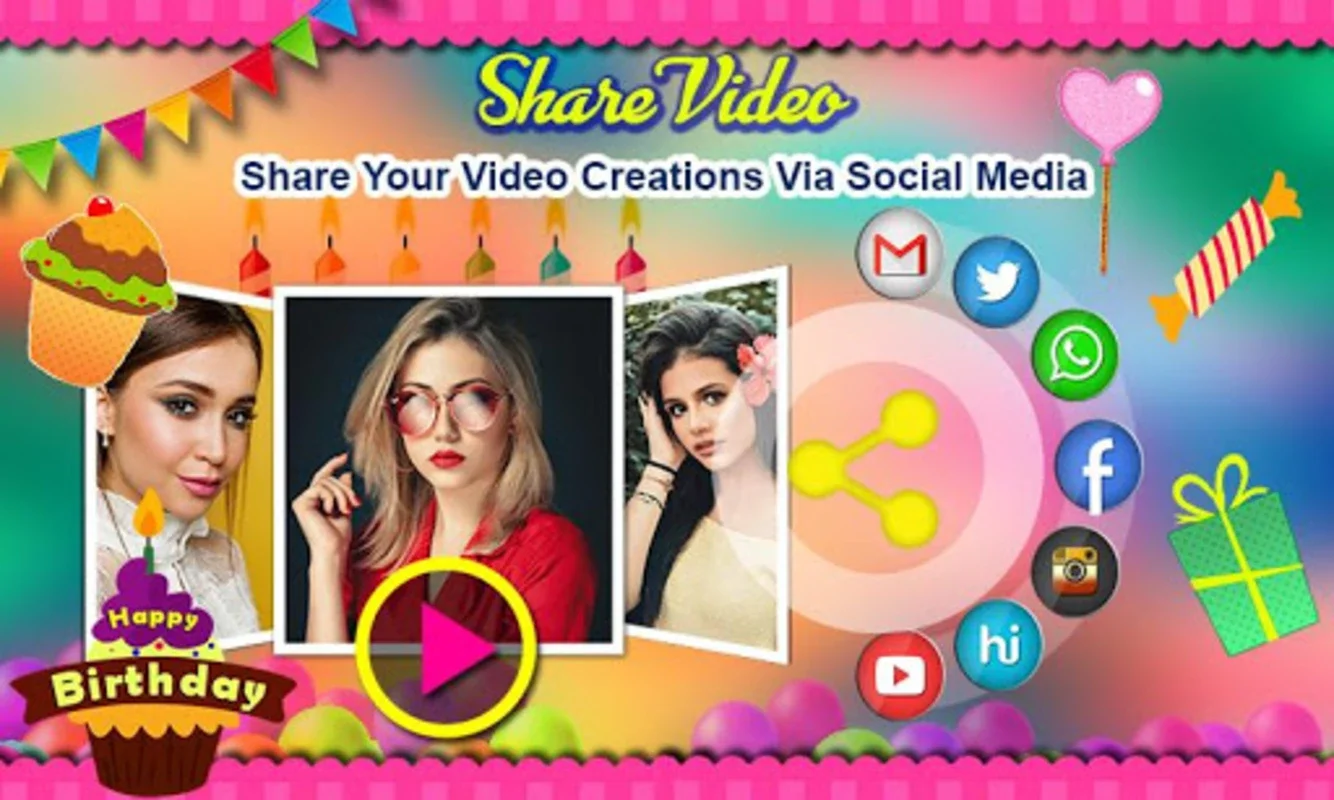 Birthday Video Maker with Music for Android - Create Memorable Videos