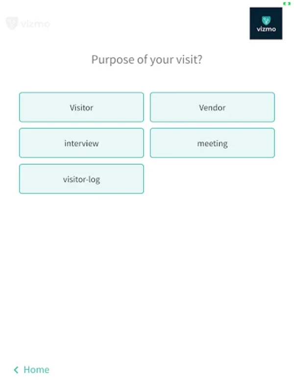 Vizmo Kiosk for Android - Transform Visitor Registration