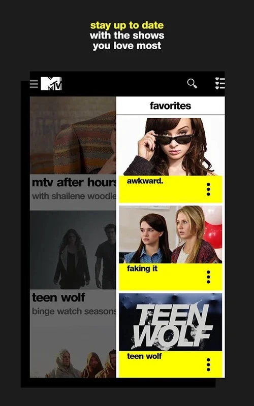 MTV for Android - Unleash the Music World