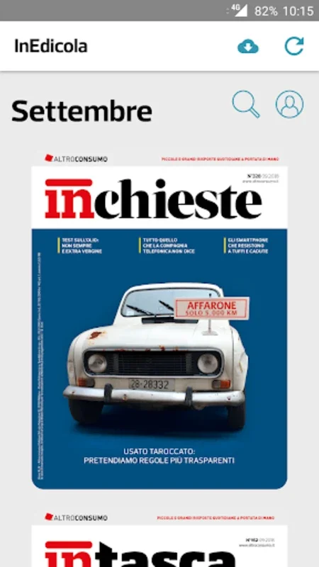 InEdicola for Android: Access Italian Magazines Easily