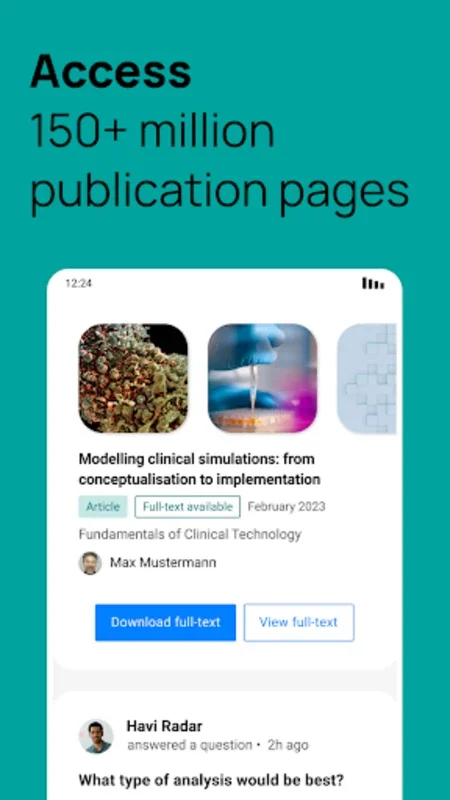 ResearchGate for Android: Connect with Researchers and Access Publications