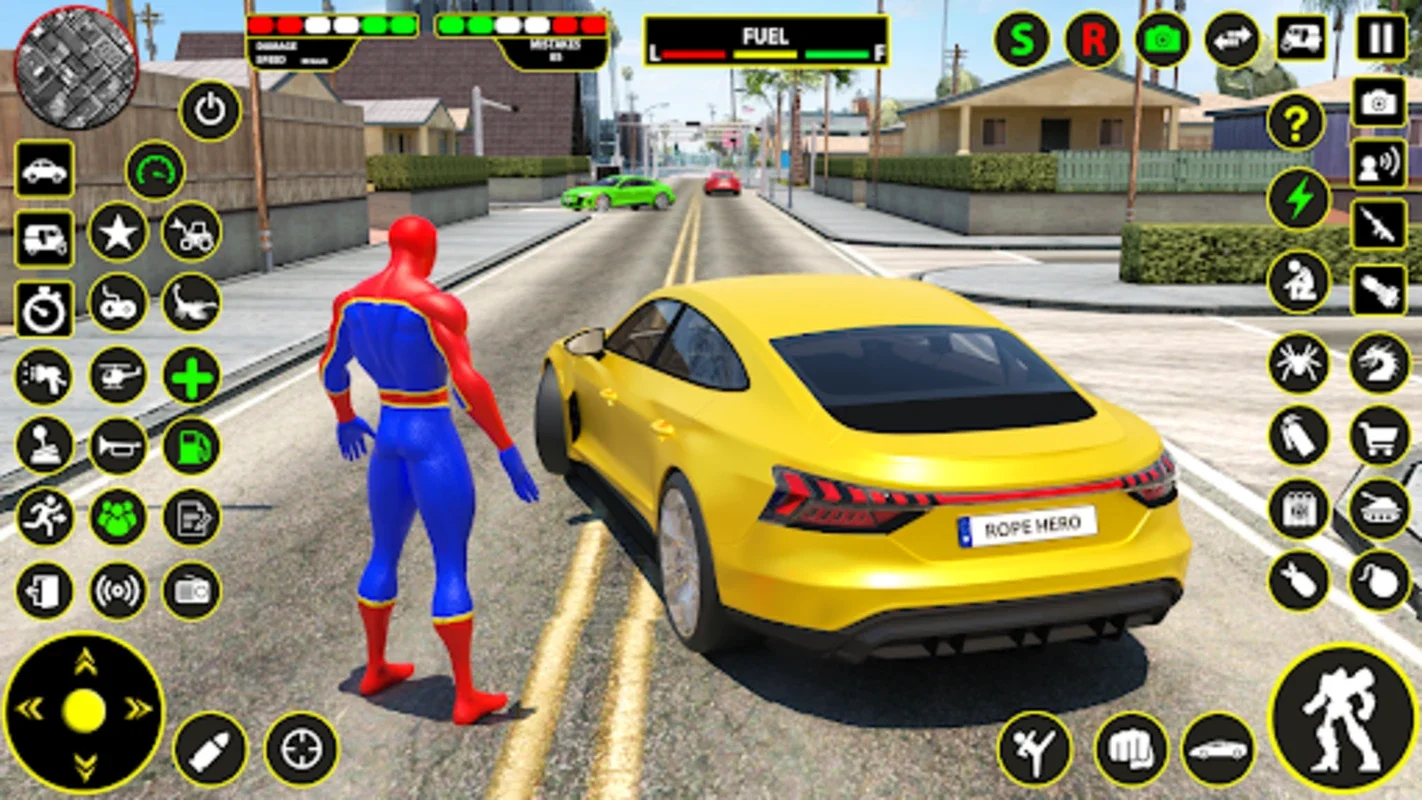 Spider Robot Hero Car Games for Android - No Downloading Required