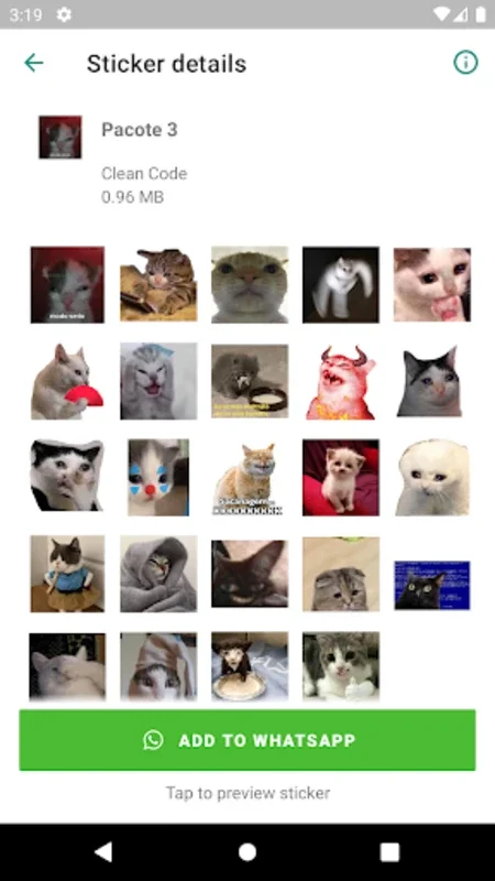 Stickers Gatos Animados for Android - No Downloading Needed