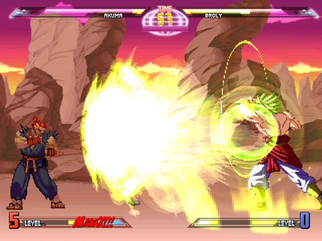 DragonBall Vs Street Fighter III for Windows - A Unique Fighting Experience