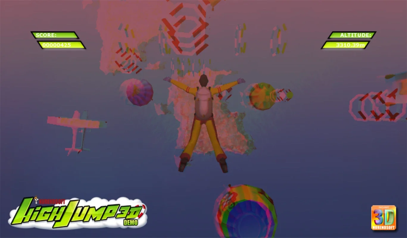 High Jump 3D - Demo for Windows: Unique Free - Fall Sports Game