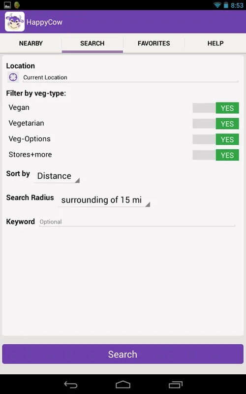 HappyCow Free for Android: Find Vegan & Veggie Options