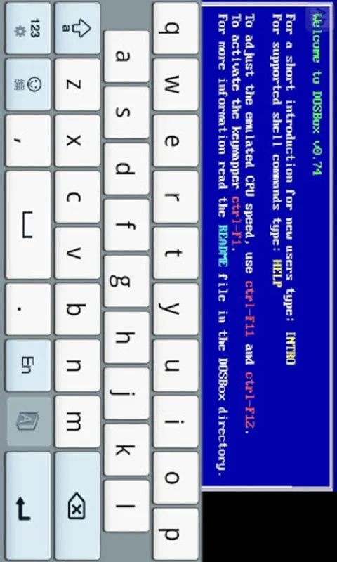 aDosBox for Android - Run the DOS System on Your Phone
