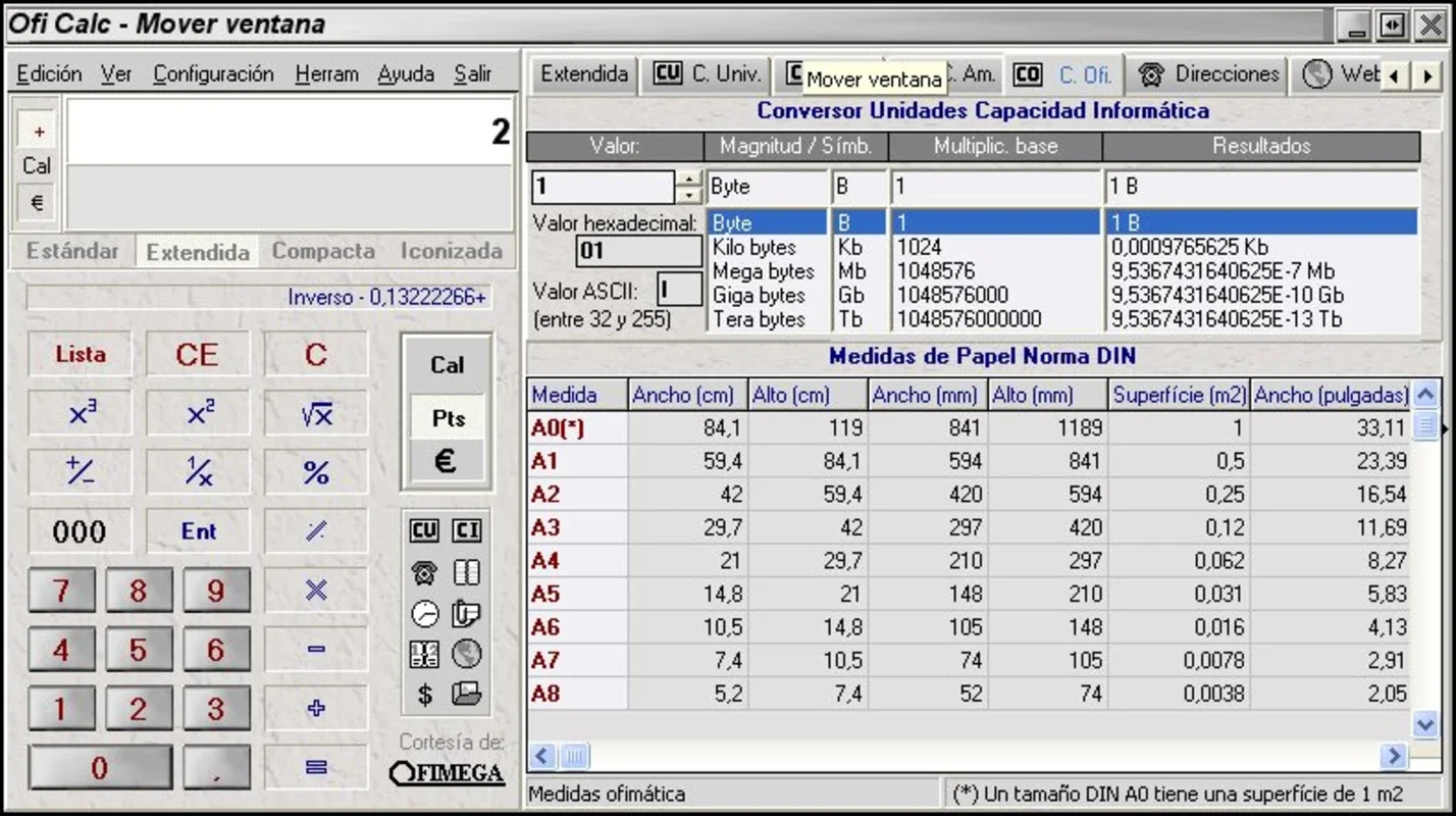 Oficalc for Windows - A Free Scientific Calculator