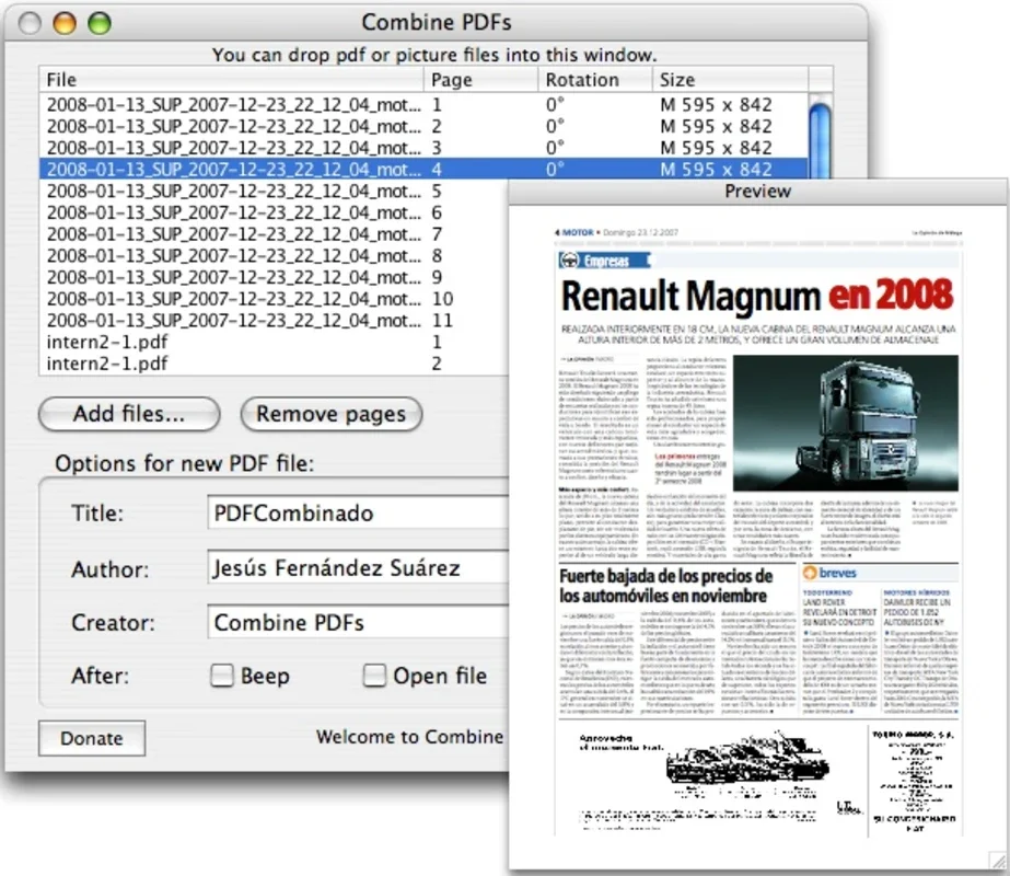 Combine PDFs for Mac - Free Download from AppHuts