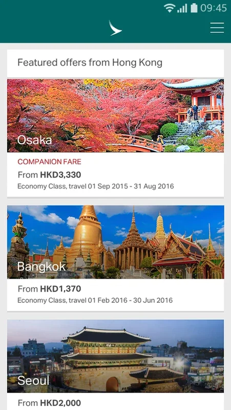 Cathay Pacific for Android - Streamlined Travel in One App