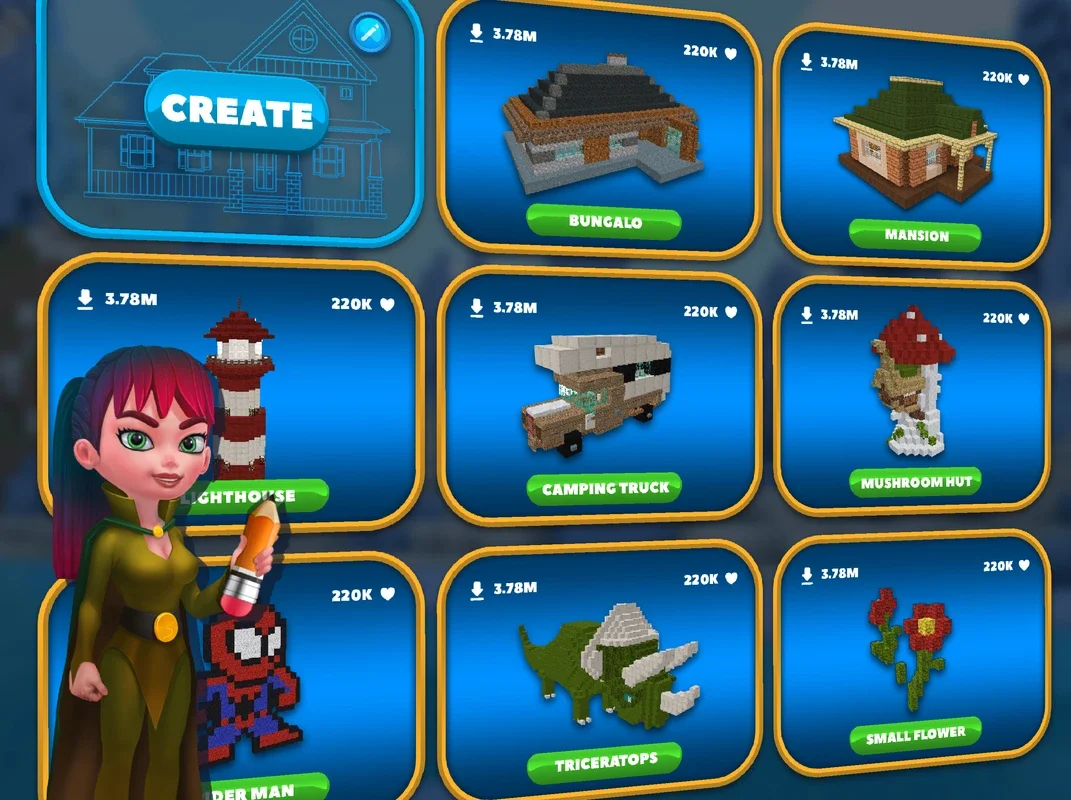 RealmCraft 3D Mine Block World for Android - Unleash Creativity