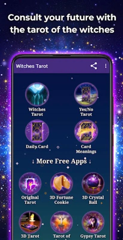 Witches Tarot for Android - No Downloading Needed