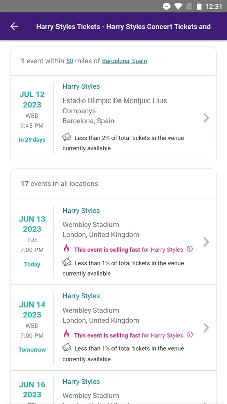 StubHub for Android - Download the Free APK