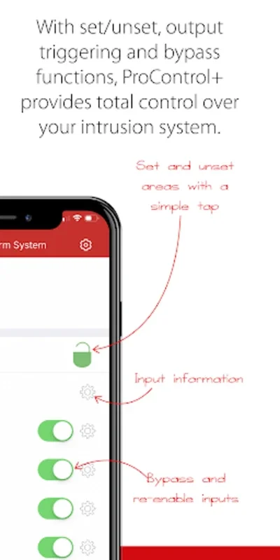 ProControl+ for Android - Comprehensive Security App