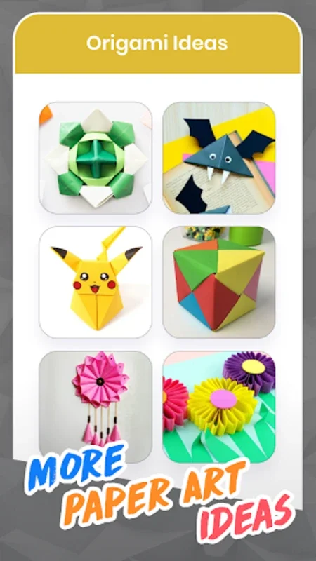 Origami Paper Craft Art for Android - No Downloading Required