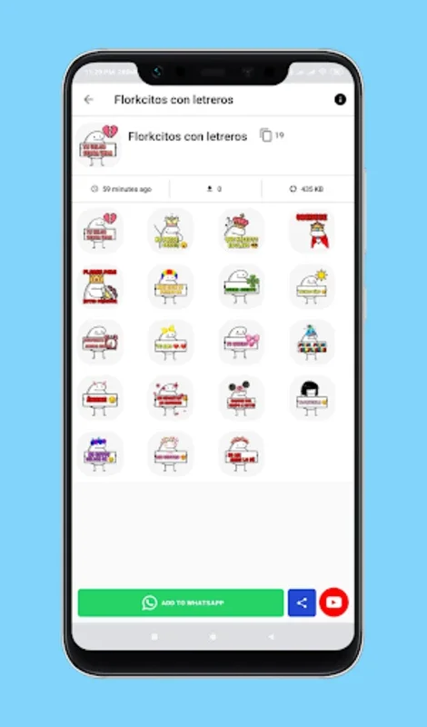 Flork Stickers for Android - Expressive Stickers for WhatsApp