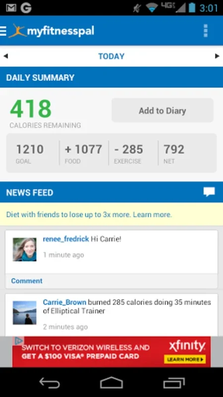 Calorie Counter - MyFitnessPal: Your Android Weight Loss Companion