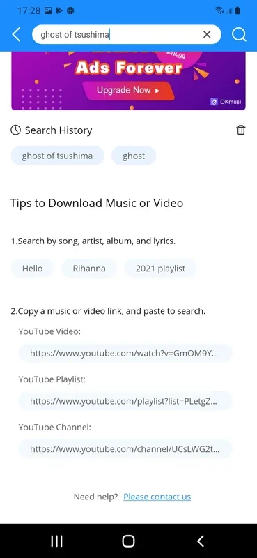 OKmusi - Any Music MP3 Downloader: Easy YouTube Audio Download for Android