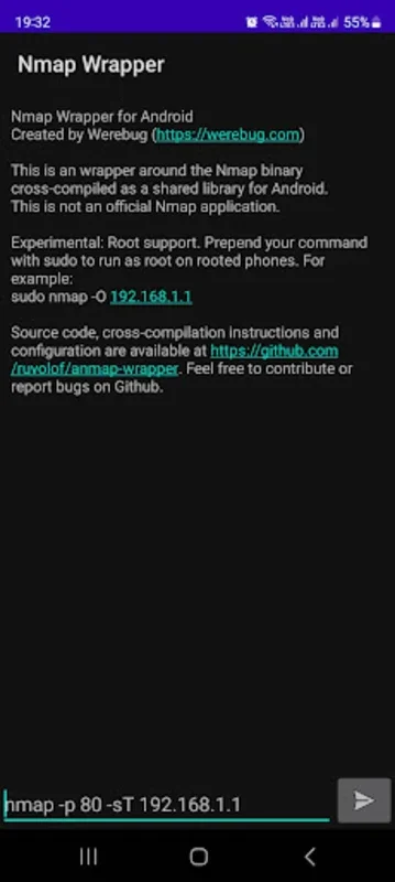 Nmap Wrapper for Android - Android Network Scanning Tool