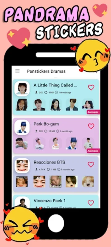 Panstickers Dramas - WASticker for Android: Enhance Chats