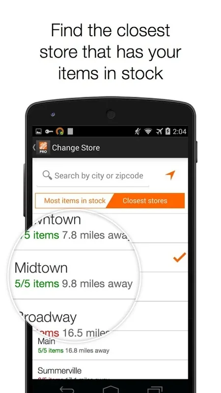 Home Depot for Android: Find Building Materials Easily