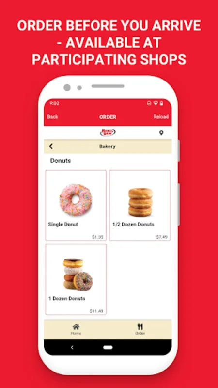 Honey Dew Donuts for Android - Enhanced Coffee and Donut Experience