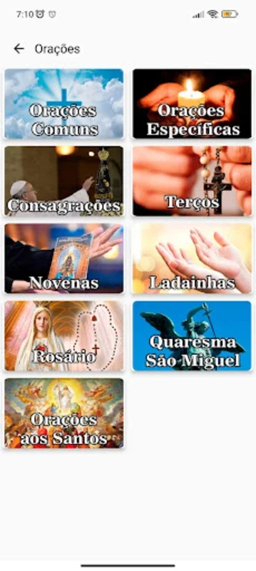 A História dos Santos for Android - A Spiritual Exploration