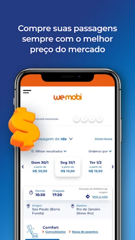 Wemobi for Android: Safe & Affordable Travel Booking