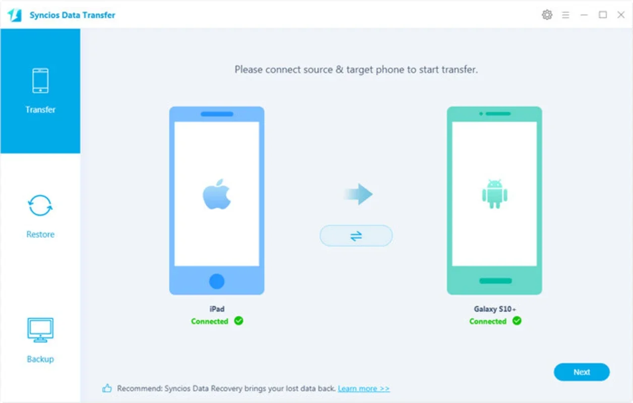 Syncios Data Transfer for Mac - Transfer Data Easily