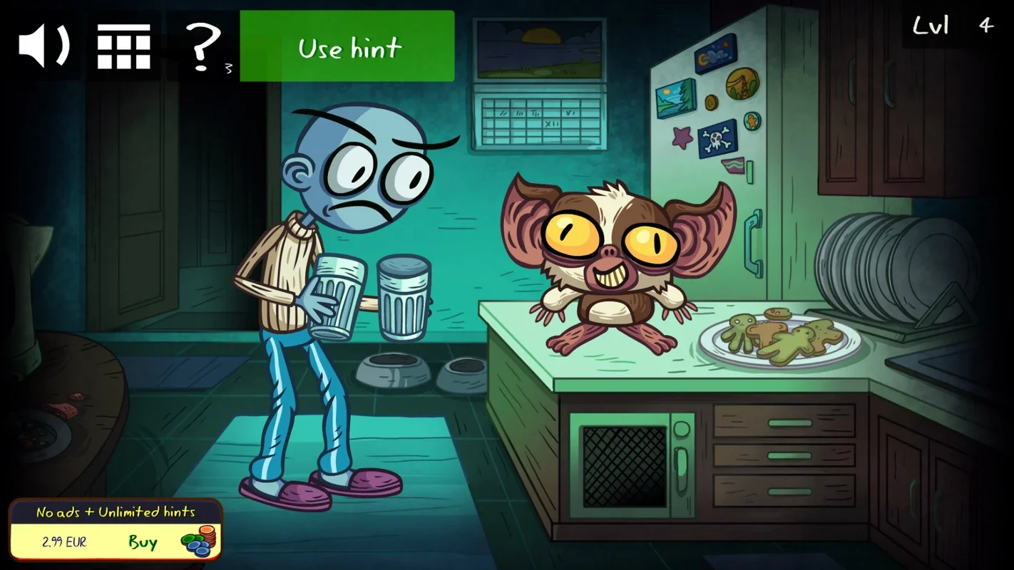 Troll Face Quest Horror for Android: Solve Horror Movie Puzzles