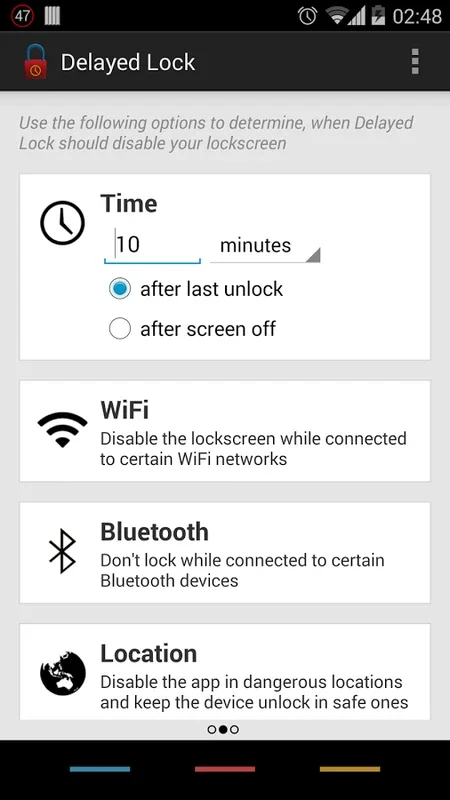 Delayed Lock for Android - Enhance Smartphone Security