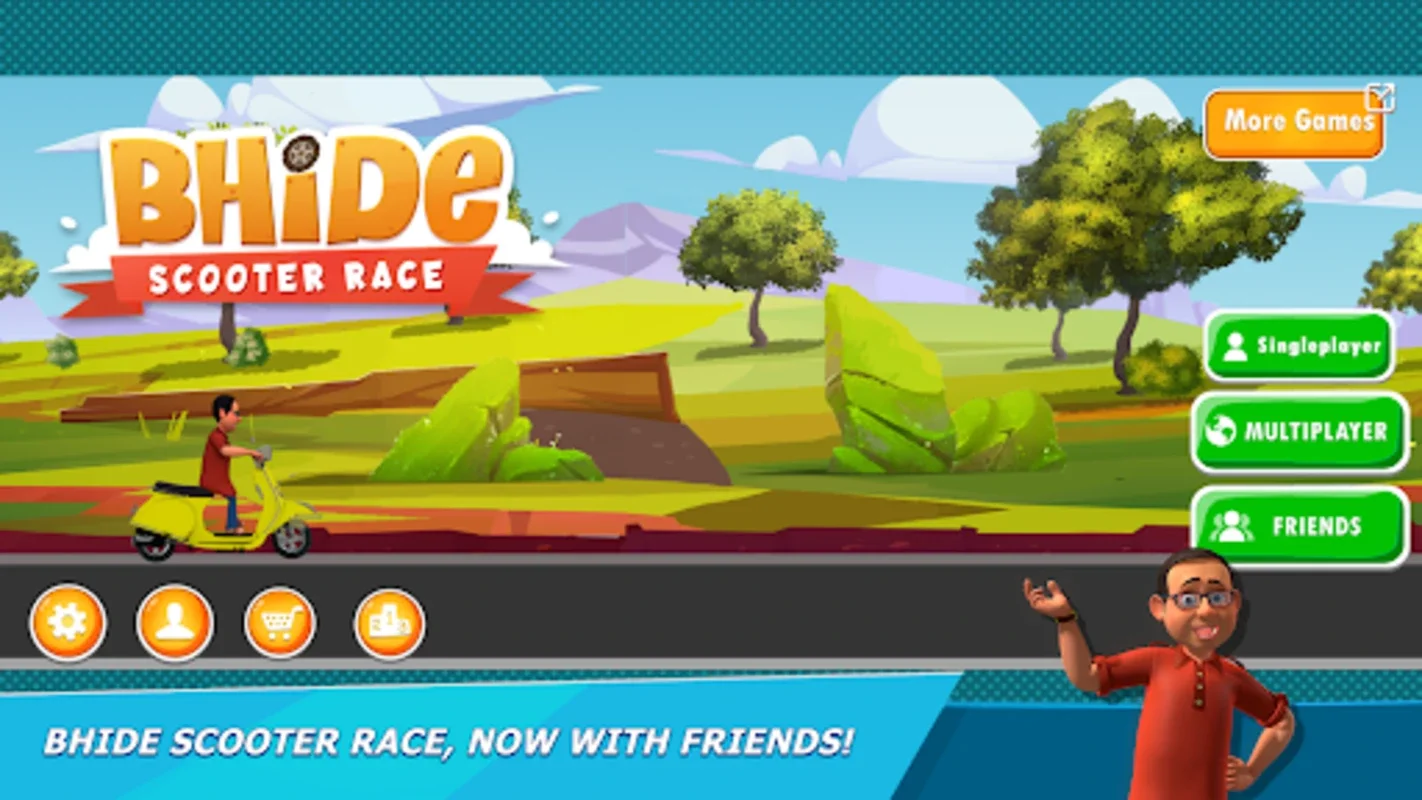 Bhide Scooter Race| TMKOC Game for Android: A Thrilling Racing Experience