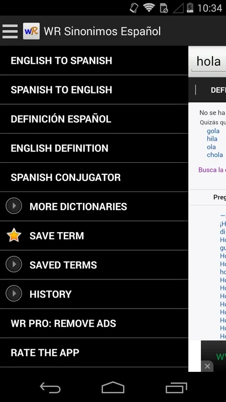 WordReference.com for Android: Multilingual Dictionaries at Your Fingertips