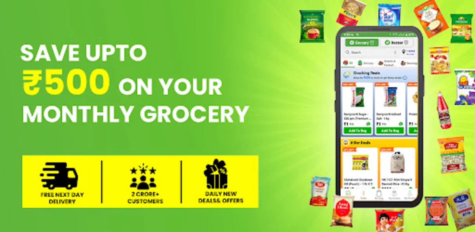 DealShare No.1 Online Kirana for Android - Shop Groceries Easily